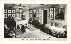 The Chief's Room, FP Ranch (Woolaroc) Bartlesville, OK Postcard Postcard Postcard