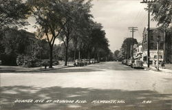 Downer Avenue at Kenwood Boulevard Milwaukee, WI Postcard Postcard Postcard