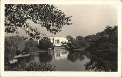 View Across Lake, The Cleveland Museum of Art Ohio Postcard Postcard Postcard