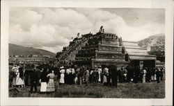 Ceremony in Teotihuacán Mexico Teothuacan, Mexico Postcard Postcard Postcard