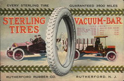 Sterling Tires / Rutherford Rubber Co. Postcard