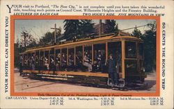 Portland Railway, Light & Power co. Oregon Advertising Postcard Postcard Postcard