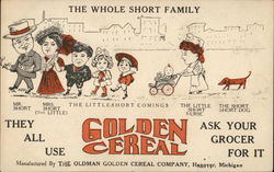 The Oldman Golden Cereal Company Hanover, MI Advertising Postcard Postcard Postcard