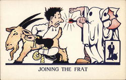 Joining the Frat - Walk-Over Shoes Advertising Postcard Postcard Postcard