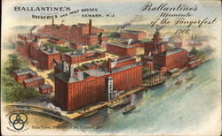 Ballentine's Breweries and Malt Houses Postcard