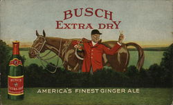 Busch Extra Dry Ginger Ale Postcard