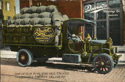 Quandt Brewing Co. Keg Delivery Truck Postcard