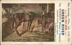 Green River Whiskey - Elks Greetings - Phila., July 15-20, 1907 Philadelphia, PA Postcard Postcard Postcard