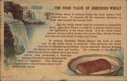 Shredded Wheat Niagara Falls, NY Advertising Postcard Postcard Postcard