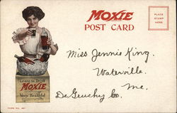 Moxie Advertising Postcard Postcard Postcard