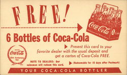 Coca Cola Advertising Postcard Postcard Postcard