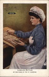 One of the Uniformed Girls Who Prepare Heinz Postcard