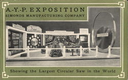 A.-Y.-P. Exposition Simonds Manufacturing Company Advertising Postcard Postcard Postcard