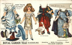 Royal Garden Teas Advertising Postcard Postcard Postcard