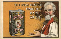 Uncle John's Golden Tree Syrup Postcard