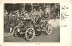 WoodsElectric World-Record Car Postcard