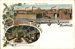 The Joseph Schlitz Brewery Milwaukee, WI Postcard Postcard Postcard