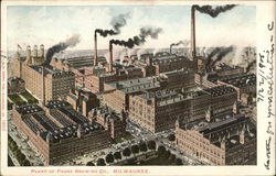 Plant of the Pabst Brewing Company Milwaukee, WI Advertising Postcard Postcard Postcard