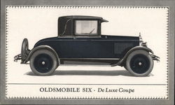 Oldsmobile Six - De Luxe Coupe Advertising Postcard Postcard Postcard