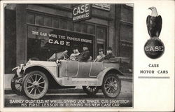 Case Motor Cars Postcard