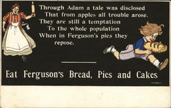 Ferguson's Pies Advertising Postcard Postcard Postcard