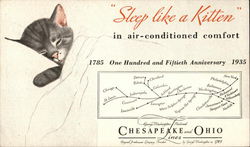 Chesapeake and Ohio Lines Postcard