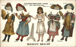 Mascot Bread Condon Bakery Advertising Postcard Postcard Postcard