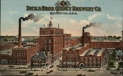 Dick and Brothers Quincy Brewery Company Postcard