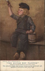 National Lead Co. "The Dutch Boy Painter" Advertising Postcard Postcard Postcard