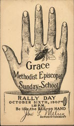 Grace Methodist Episcopal Sunday-School Postcard