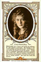 Curly Haired Mary Postcard Postcard