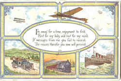 Transportation Postcard