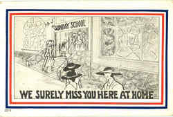 Sunday School Rally Day Postcard Postcard