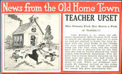 News From The Old Home Town Postcard