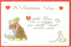 A Valendine Vish Postcard