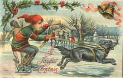 A Joyful Christmas Postcard