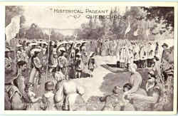 Historical Pageant Postcard