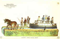 Float Erie Canal Boat Exposition Postcard Postcard