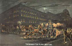 The Midnight Fire Alarm Postcard