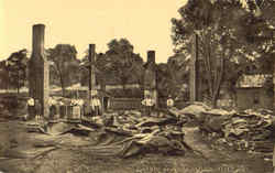 Ruins By Fire 1908 Paint Lick, KY Disasters Postcard Postcard