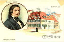 Robert Schumann Birthplace Postcard