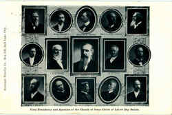 First Presidency And Apostles Of The Church Of Jesus Christ Of Latter Day Saints Postcard