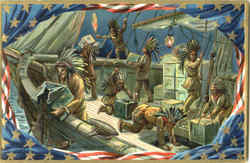 Boston Tea Party Postcard