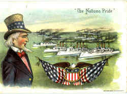 The Nations Pride Patriotic Postcard Postcard