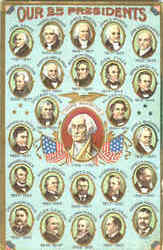 Our 25 Presidents Postcard Postcard