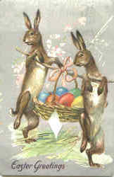 Easter Greetings Postcard