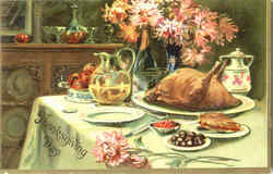 Thanksgiving Day Postcard