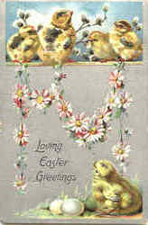 Loving Easter Greetings Postcard