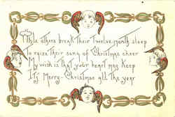 Christmas all the year Postcard Postcard