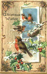 Christmas Wishes Postcard